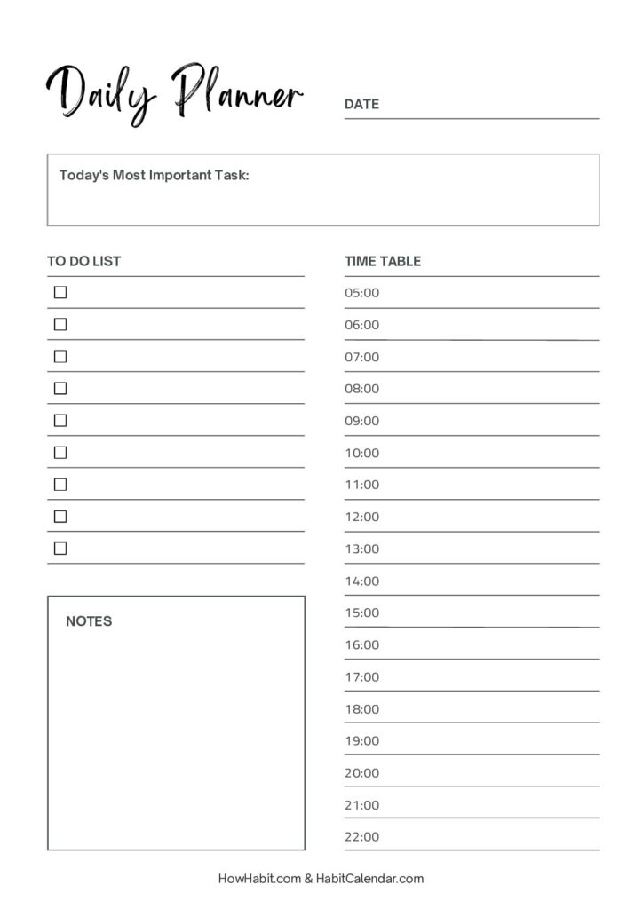 Daily Task Planner